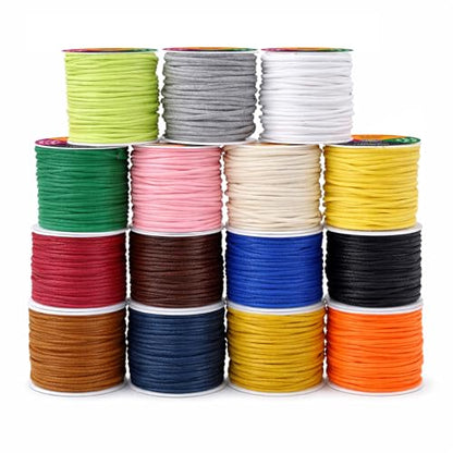 1.5mm Assorted Waxed Cord