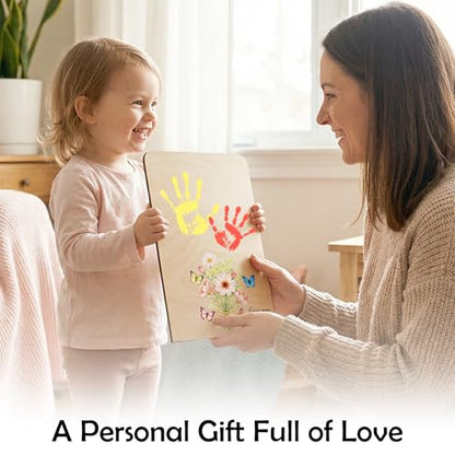Flower Handprint Plaque For Mother's Day