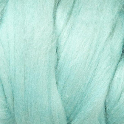 Colored Natural Wool roving, 8 OZ. Best Wool for Needle Felting, Wet Felting, handcrafts and Spinning. (Acqua)