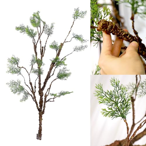 39.3in Bendable Artificial Pine Tree Branch Cedar Stems Reptile Yules Decor
