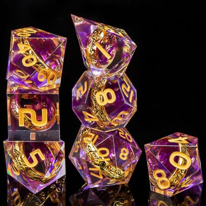 Magic Lord Rings DND Dice Set with Box
