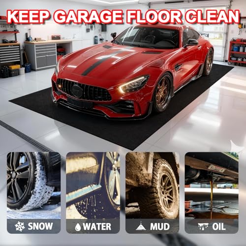 Heavy Duty Garage Floor Mat 17' x 7'4"
