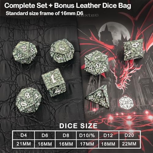 Metal DND Dice Set (8 Count)