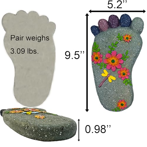 Outdoor Lawn Footprint Stepping Stones