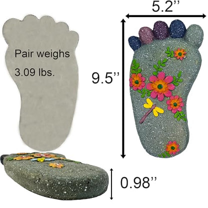 Outdoor Lawn Footprint Stepping Stones