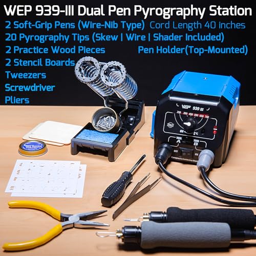 939 III Dual Pen Wood Burning Kit 34