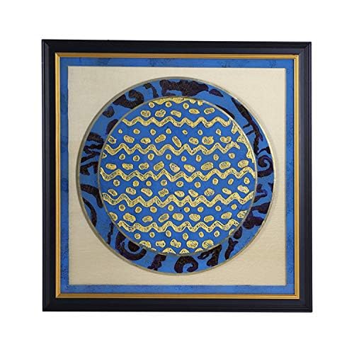 100 PCS Imitation Gold Leaf Sheets Blue Foil (100 count)
