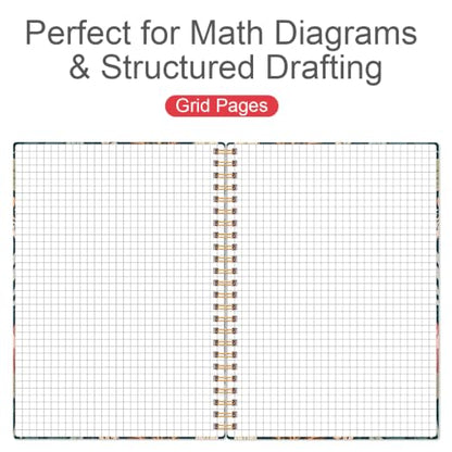 Graph Spiral Journal Notebook