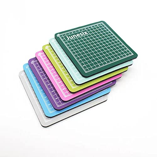 4Pieces Mini Cutting Pad Self Healing Craft Mat Small Sewing Cutting Mat Non (4 Count)