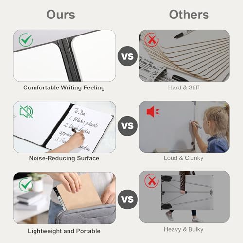 Portable White Board Dry Erase Notebook
