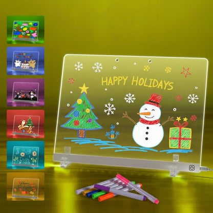 LED Doodle Glow Note Board 13.7"X10"