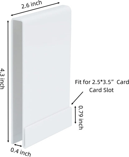 Acrylic Erasable Screen Top Initiative Trackers 6PCS for DND, Other Tabletop RPG (White 6pcs)
