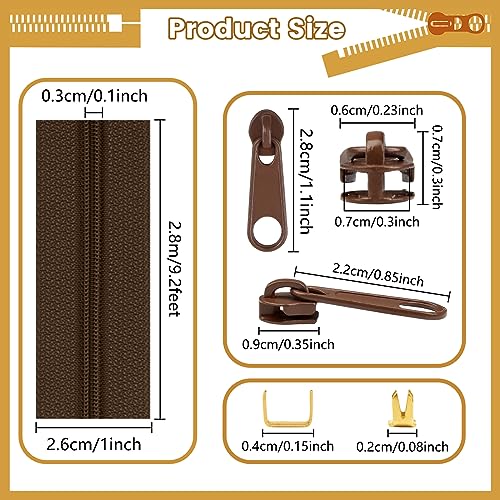3 mm Nylon Endless Zipper Set with Slider