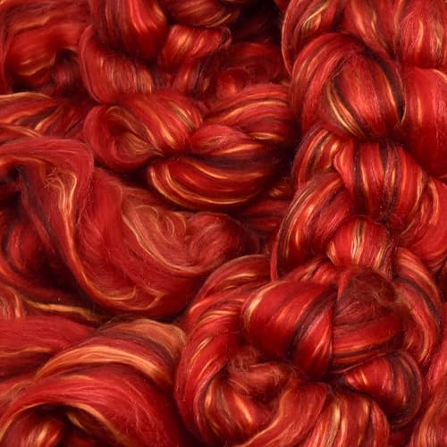 Merino Silk Luxe Tonal Designer Blend. Superfine Merino