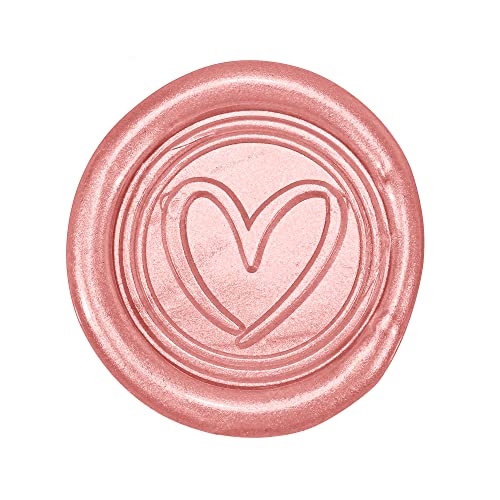 15Pcs Rose Gold Glue Gun Sealing Wax Sticks for Wax Seal Stamp (15 Count)