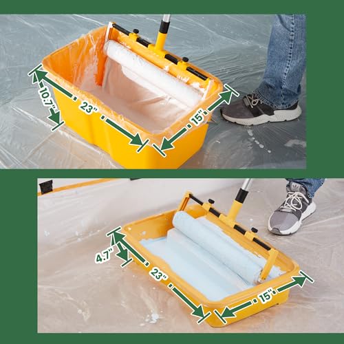 28PCS 18 Inch Paint Roller Kit (28 Count)