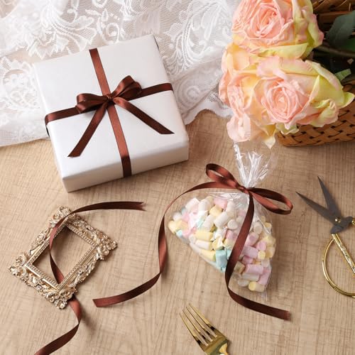 Brown Satin Ribbon 3
