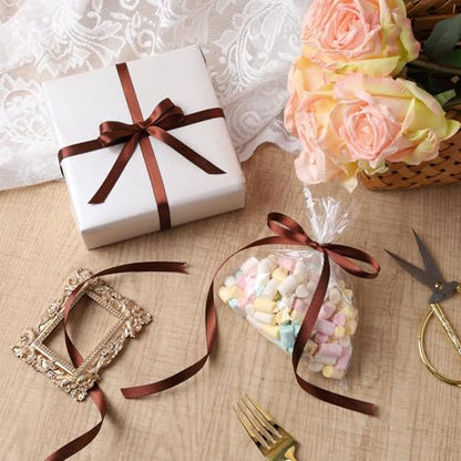 Brown Satin Ribbon 3