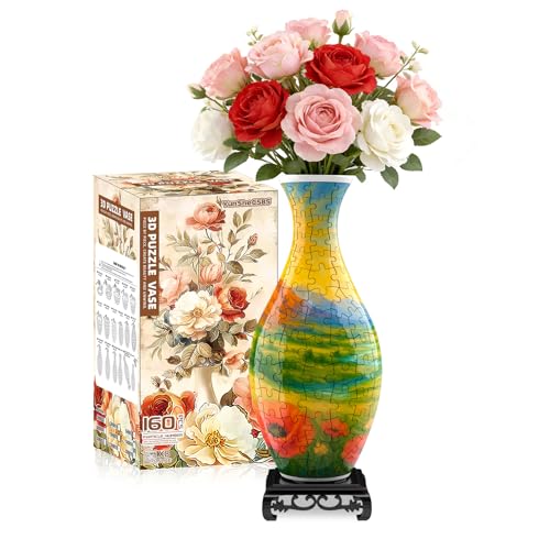 3D Puzzles Vase for Adults (160 Count)