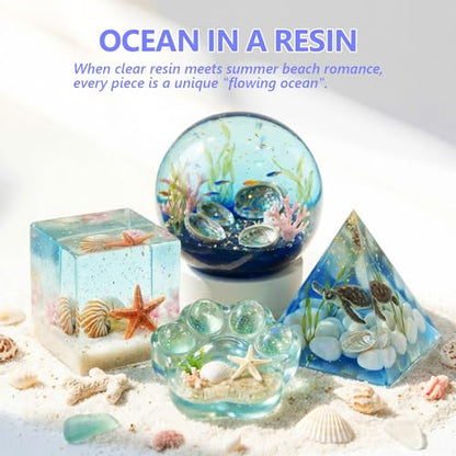Epoxy Resin Kit 8OZ with Molds