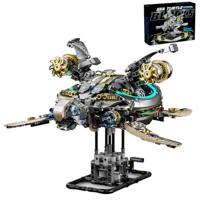 Mechanical Turtle Building Block with Hand