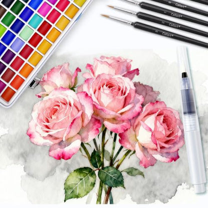168 Colors Watercolor Paint Set (168 Count)