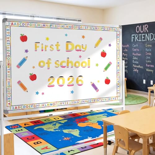 221 Pcs Pencil Bulletin Board Letters for Classroom (221 Count)