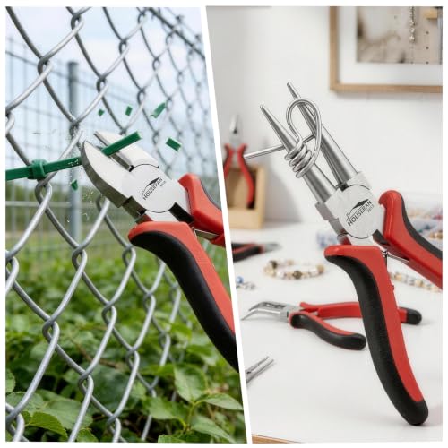 8 Piece Mini Jewelry Pliers Set (8 Count)