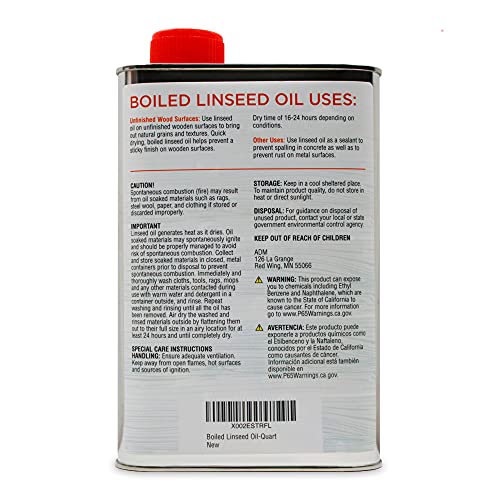 Boiled Linseed Oil (32 Fl Oz)