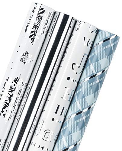 30 Inch Christmas Wrapping Paper Roll (100 Sq Ft)