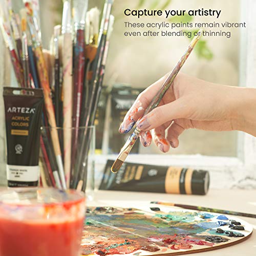 Acrylic Paint Set of 14 Colors (56.84 Fl Oz)