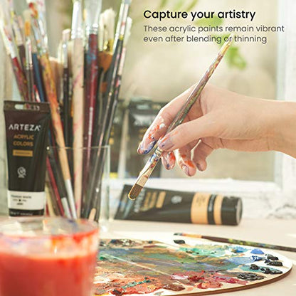 Acrylic Paint Set of 14 Colors (56.84 Fl Oz)