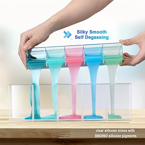 Silicone Mold Making Kit 30A Platinum Liquid 2 Gallons Translucent