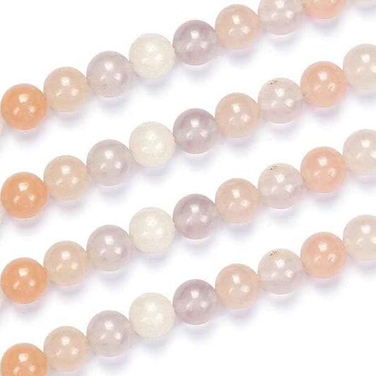 70pcs Adabele Natural Light Red Aventurine Healing Gemstone 10mm (0.39 inch) Round Loose Beads Gem Stone Spacer for Craft Jewelry Making GF5-10