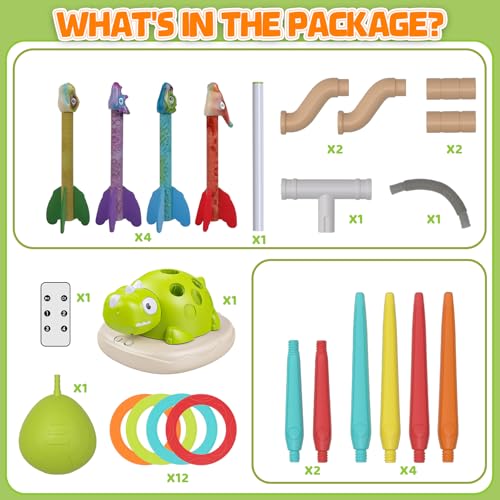 3 in 1 Dinosaur Rocket Launcher for Kids 3