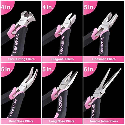 6 Piece Mini Pliers Set (7 Count)