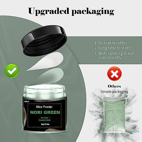 Nori Green Mica Powder (3.5 Ounce)