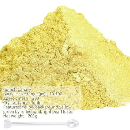 Mica Powder 7.05OZ（200g） (7.0548 Ounce)