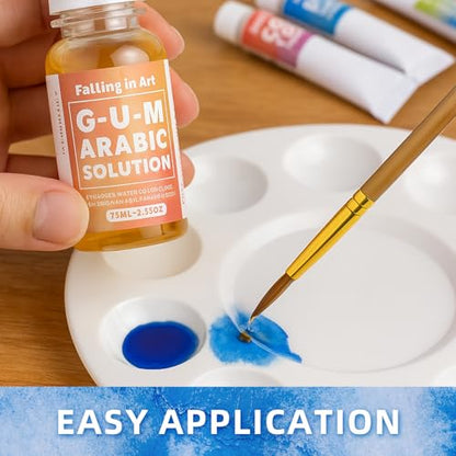 Gum Arabic Solution for Watercolor Painting (2.5 Fl Oz)