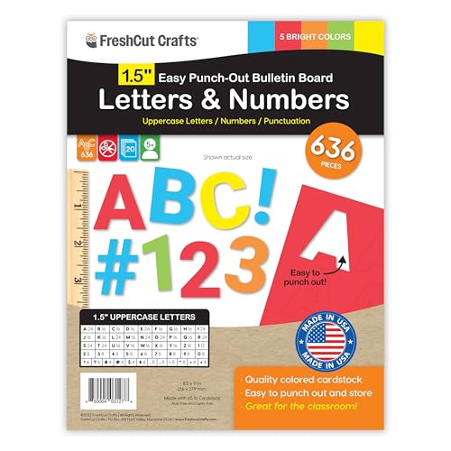 1.5 Inch Bulletin Board Letters & Numbers