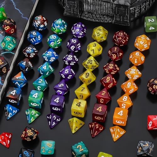 25 Sets Polyhedral Dice (175 Count)