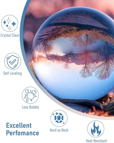 4 Gallon Crystal Clear Epoxy Resin (512 Fl Oz)