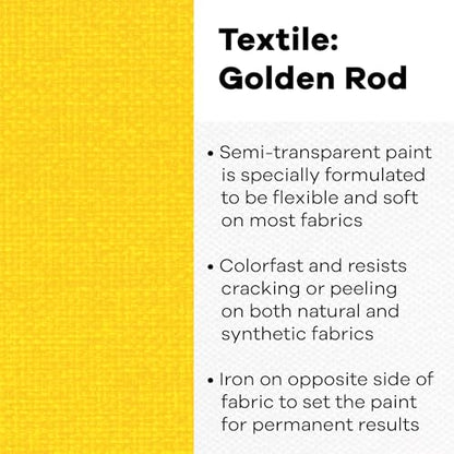 Textile Color Paint Goldenrod (8 Fl Oz)
