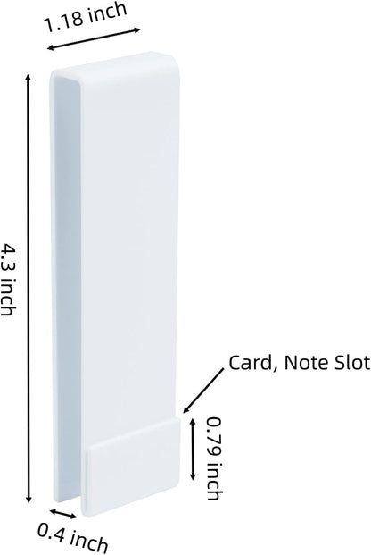 White Acrylic Erasable Screen Top Initiative Trackers 12PCS for DND, Other Tabletop RPG Game Accessories