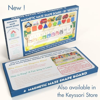 Magnetic Maze Board for Kids Age 3