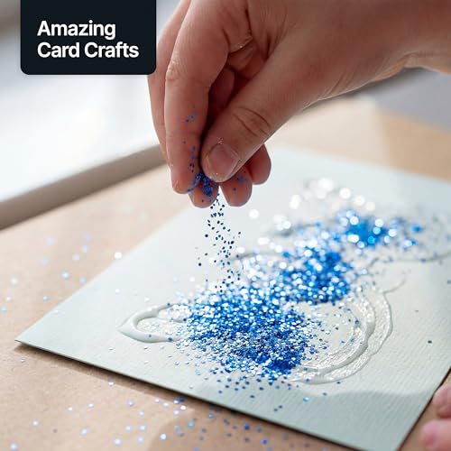 Craft Glitter Shaker Sapphire Blue 110g Super Chunky (3.8 Ounce)
