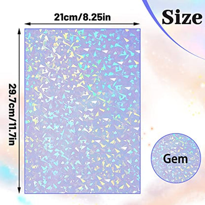 60 Sheets Holographic Laminate Sheets