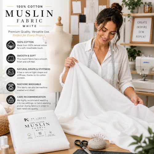Muslin Fabric (15 Sq Ft)