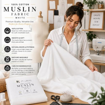 Muslin Fabric (15 Sq Ft)