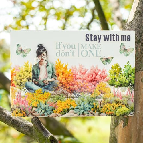6 Rolls Transparent Floral and Botanical PET Tape Set (6 Count)
